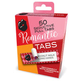 Buy Romantic Tabs - Romantic Suggestions - Set of 50 – Naughtyhut NZ sex toys online. Discreet delivery & top brands.