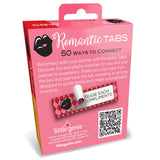 Buy Romantic Tabs - Romantic Suggestions - Set of 50 – Naughtyhut NZ sex toys online. Discreet delivery & top brands.