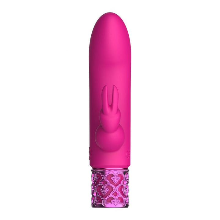ROYAL GEMS Dazzling - Silicone Rechargeable Bullet - Pink 12 cm USB Rechargeable Bullet – Sex toys NZ by Naughtyhut. Discreet delivery nationwide.
