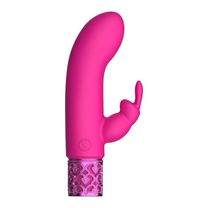 ROYAL GEMS Dazzling - Silicone Rechargeable Bullet - Pink 12 cm USB Rechargeable Bullet – Sex toys NZ by Naughtyhut. Discreet delivery nationwide.