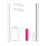 Buy ROYAL GEMS Imperial - Silicone Rechargeable Bullet - Pink 10 cm USB Rechargeable Bullet – Naughtyhut NZ sex toys online. Discreet delivery & top brands.