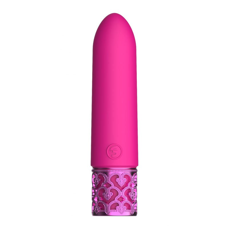 ROYAL GEMS Imperial - Silicone Rechargeable Bullet - Pink 10 cm USB Rechargeable Bullet – Sex toys NZ by Naughtyhut. Discreet delivery nationwide.