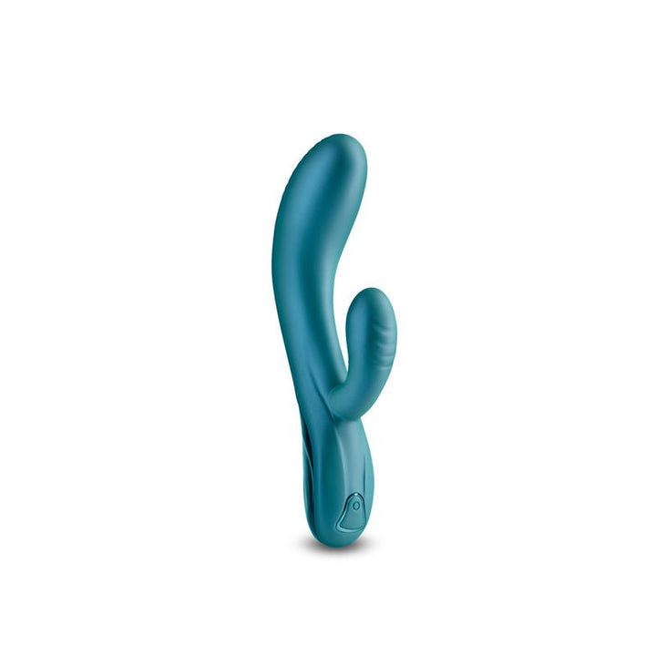 Royals - Regent - Metallic Green - Metallic Green 19.3 cm USB Rechargeable Rabbit Vibrator – Sex toys NZ by Naughtyhut. Discreet delivery nationwide.
