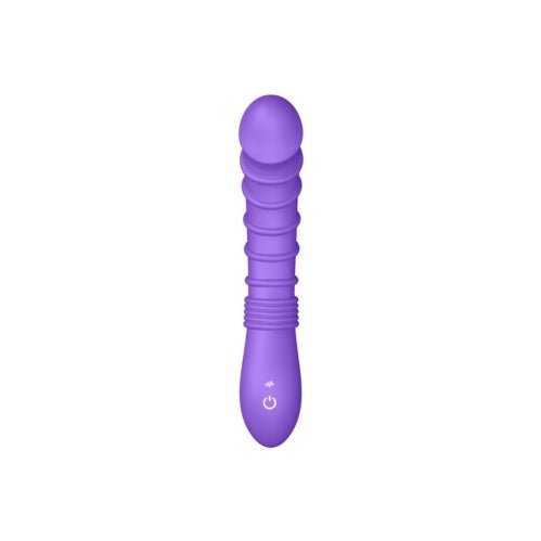 Rv21: Ribbed Vibrator - Purple – Sex toys NZ by Naughtyhut. Discreet delivery nationwide.