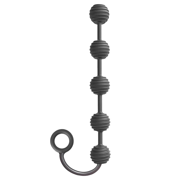 S - Drops Silicone Anal Beads - Black Anal Beads – Sex toys NZ by Naughtyhut. Discreet delivery nationwide.