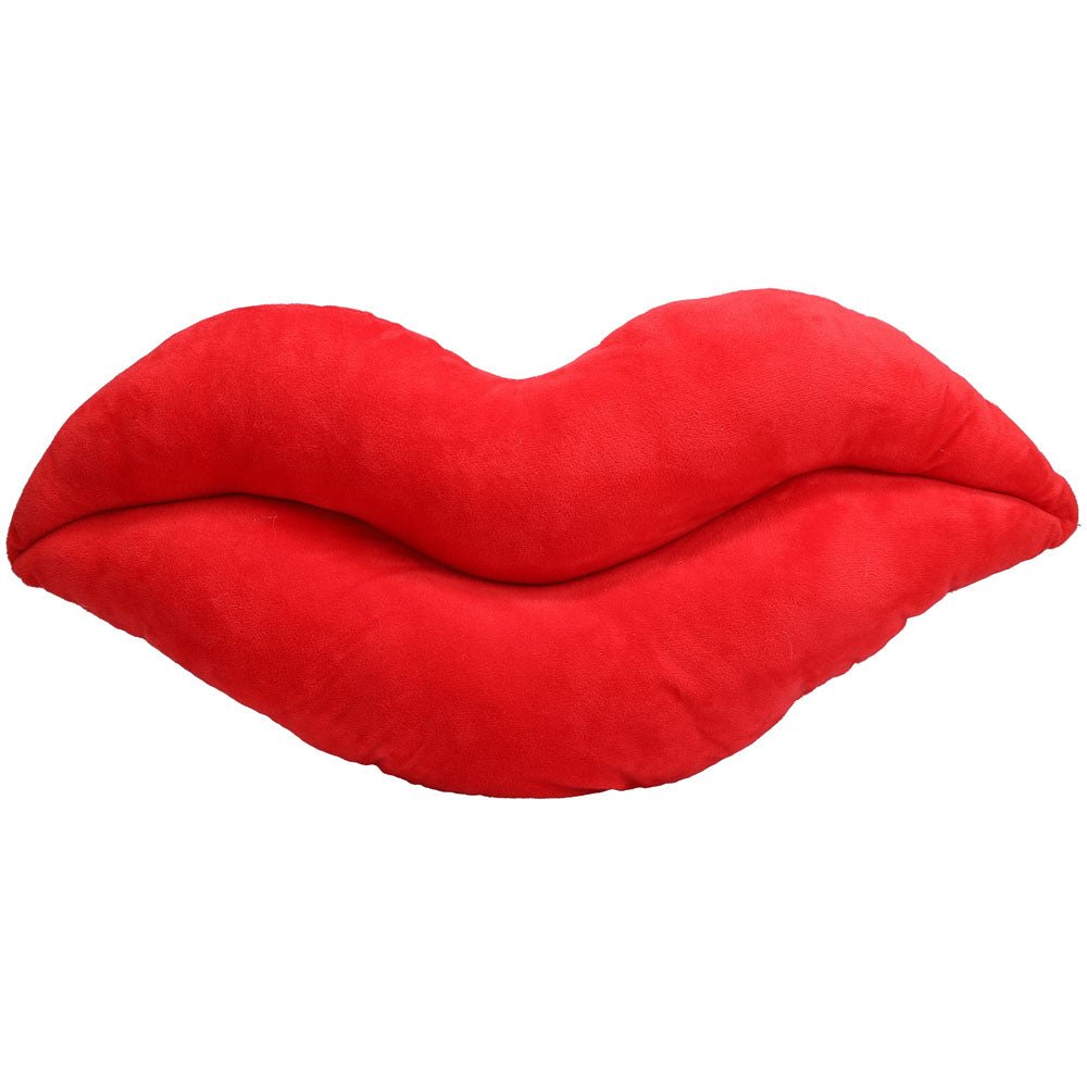 S - LINE Lip Pillow Plushie - Red Small Cushion – Sex toys NZ by Naughtyhut. Discreet delivery nationwide.
