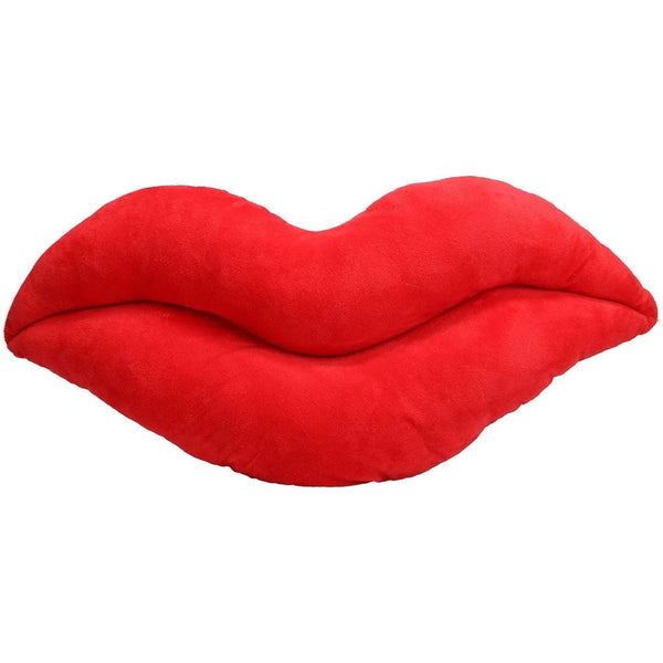 S-LINE Lip Pillow Plushie Cushion in Red, plush cushion shaped as a pair of red lips