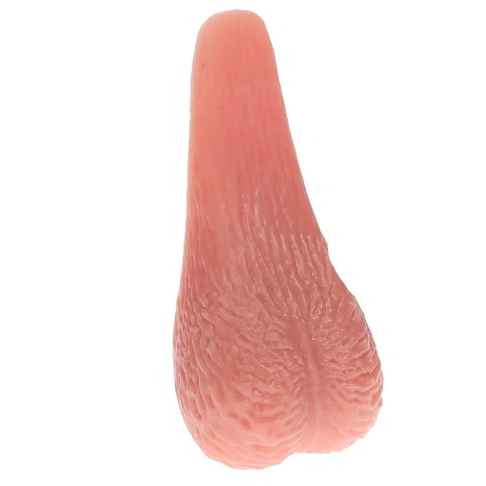 S-LINE The Dickheads Ball Door Stopper in Flesh, the moulded rubber door stop alone on white