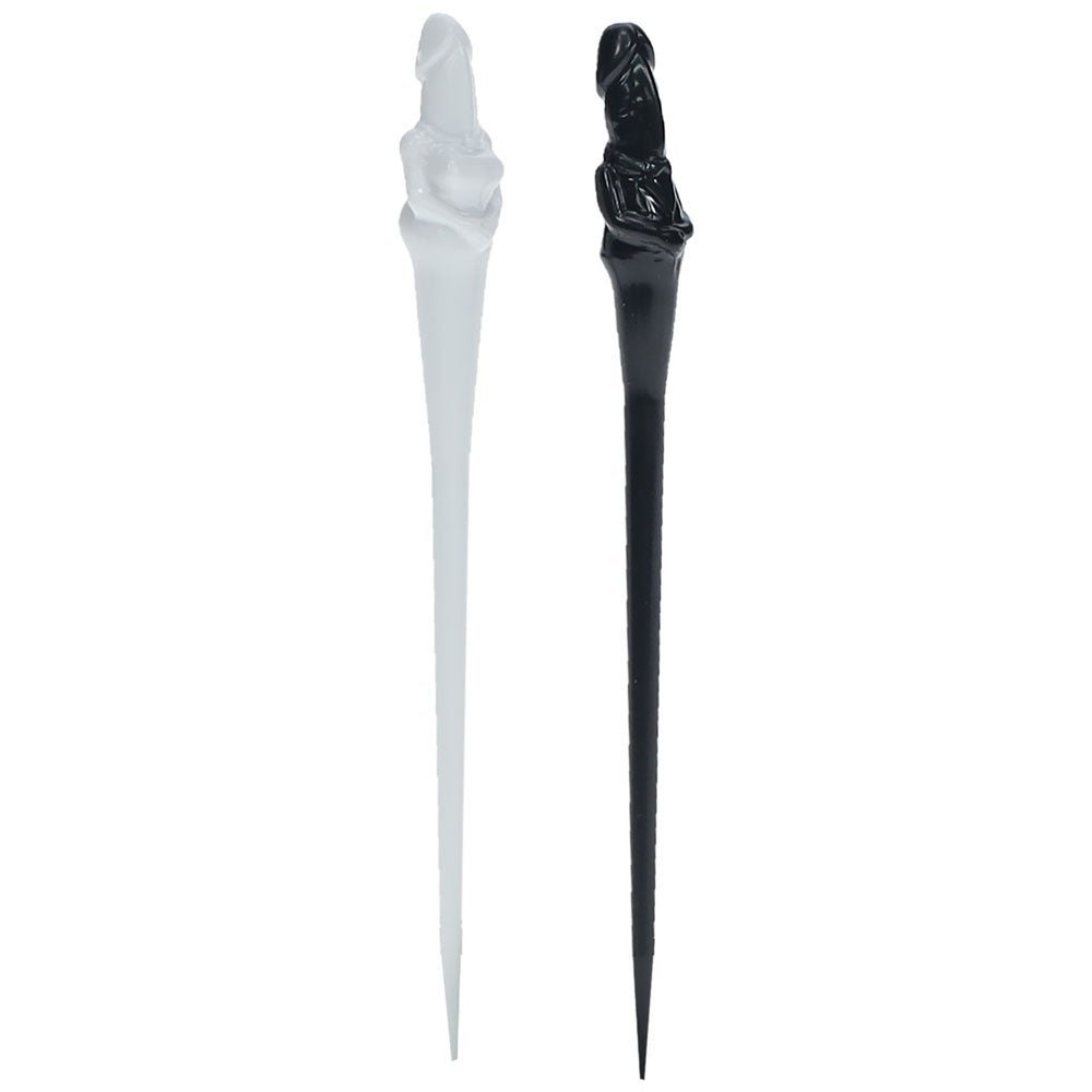 S - LINE The Dickheads - Couples Toothpicks - Black/White Novelty Toothpicks - 20 Pack – Sex toys NZ by Naughtyhut. Discreet delivery nationwide.