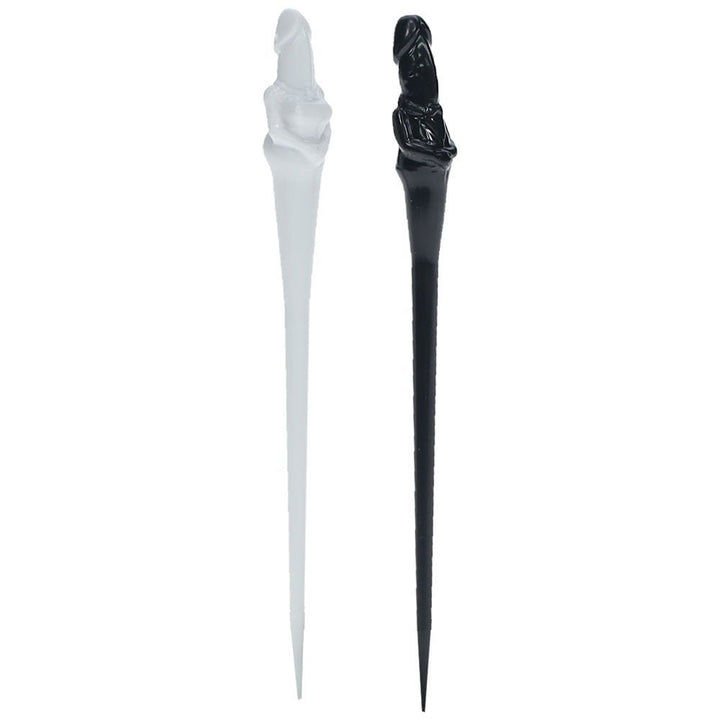 S - LINE The Dickheads - Couples Toothpicks - Black/White Novelty Toothpicks - 20 Pack – Sex toys NZ by Naughtyhut. Discreet delivery nationwide.