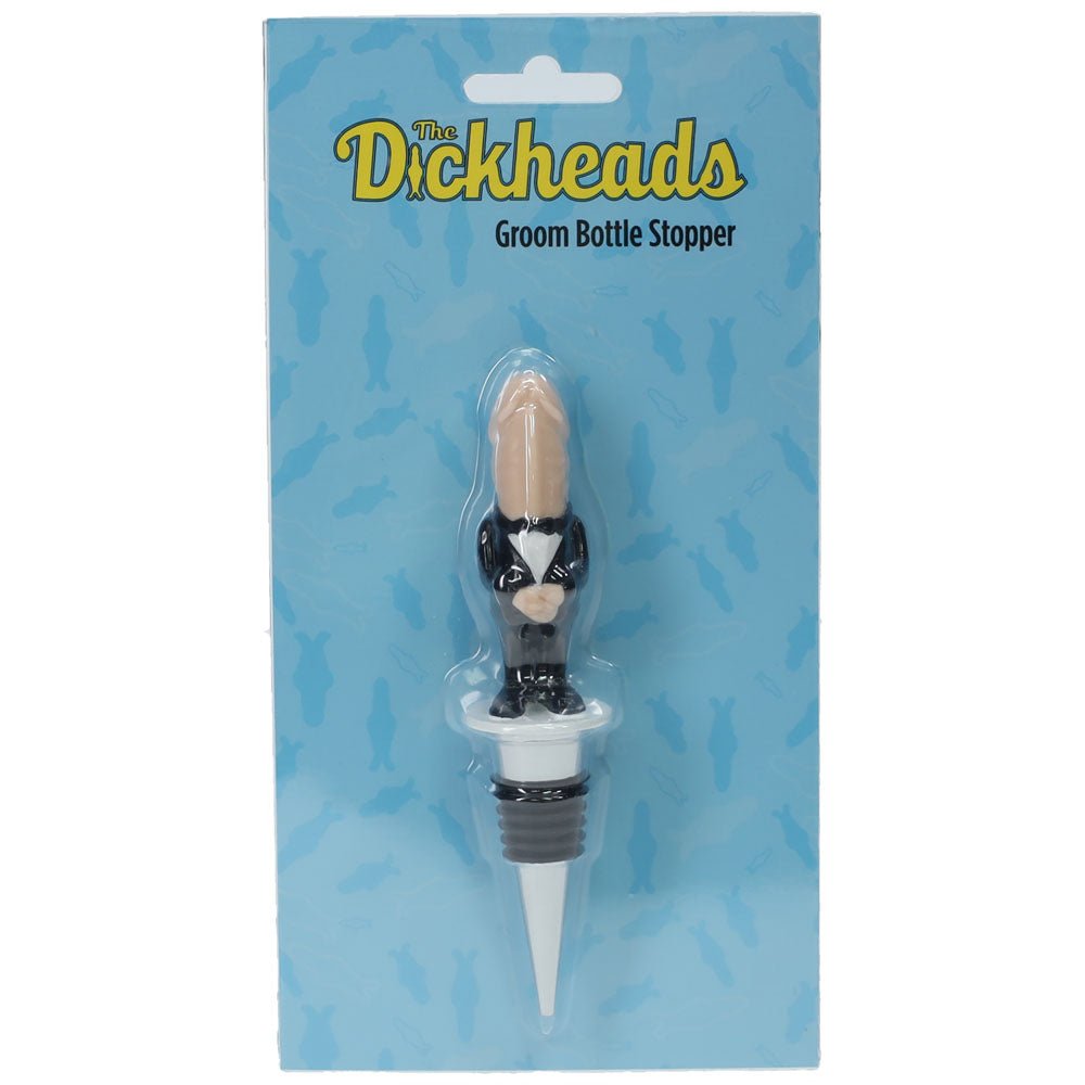 S - LINE The Dickheads - Groom Bottle Stopper - Novelty Wine Bottle Stopper – Sex toys NZ by Naughtyhut. Discreet delivery nationwide.