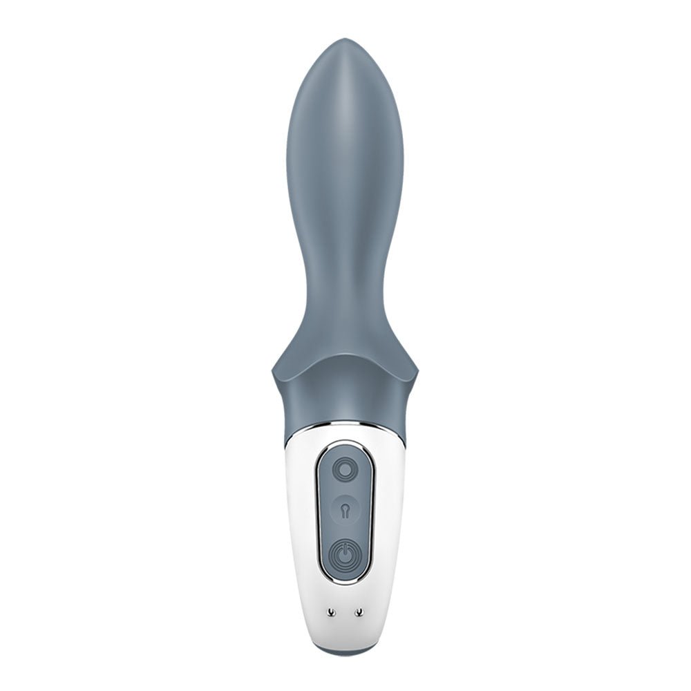 Buy Satisfyer Air Pump Booty 1 - Grey USB Rechargeable Inflatable Anal Vibrator – Naughtyhut NZ sex toys online. Discreet delivery & top brands.