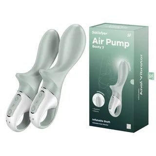 Satisfyer Air Pump Booty 3 - Grey – Sex toys NZ by Naughtyhut. Discreet delivery nationwide.