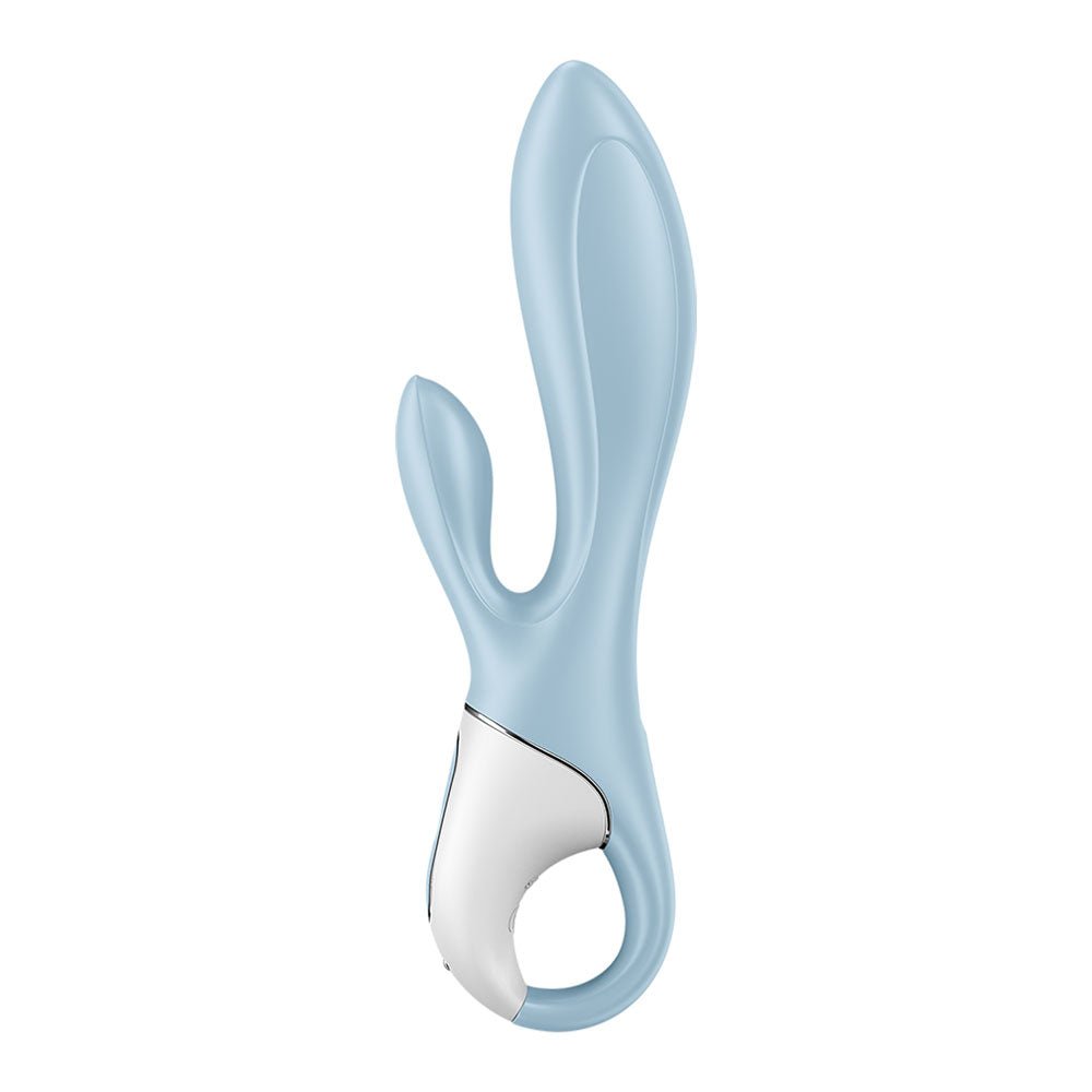 Buy Satisfyer Air Pump Bunny 1 - Blue USB Rechargeable Inflatable Rabbit Vibrator – Naughtyhut NZ sex toys online. Discreet delivery & top brands.