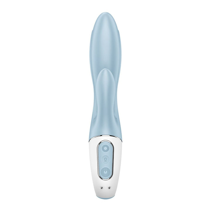 Satisfyer Air Pump Bunny 1 - Blue USB Rechargeable Inflatable Rabbit Vibrator – Sex toys NZ by Naughtyhut. Discreet delivery nationwide.
