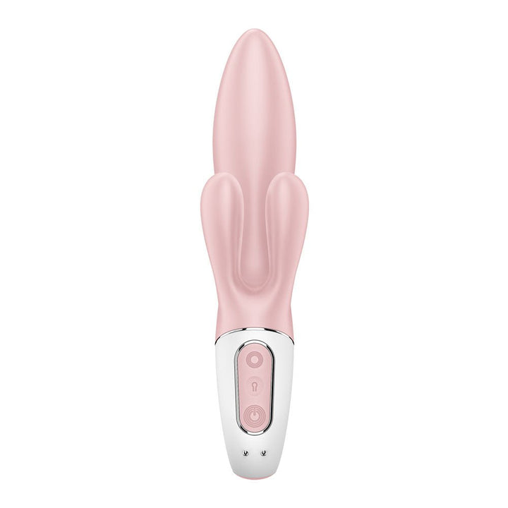 Satisfyer Air Pump Bunny 3 - Pink USB Rechargeable Inflatable Rabbit Vibrator – Sex toys NZ by Naughtyhut. Discreet delivery nationwide.