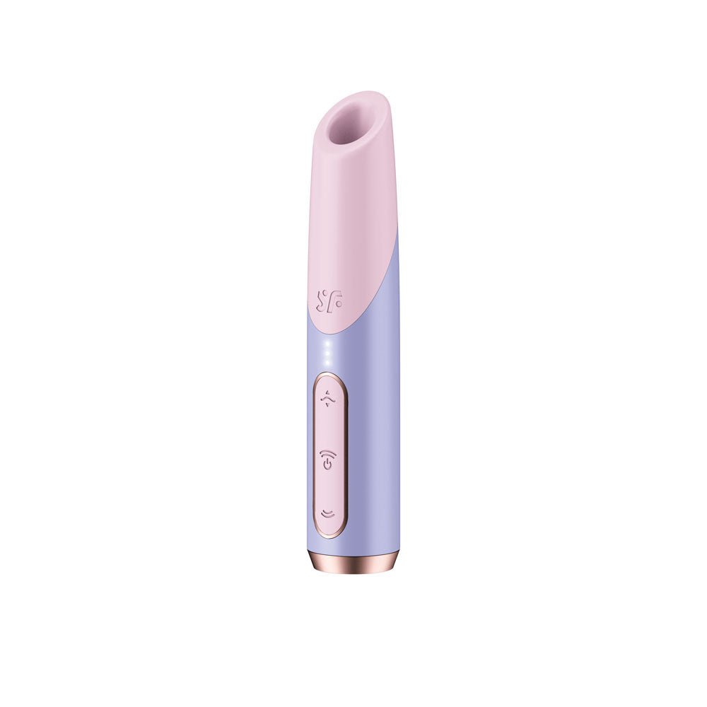 Buy Satisfyer Bold Kiss - Purple USB Rechargeable Air Pulse Stimulator – Naughtyhut NZ sex toys online. Discreet delivery & top brands.