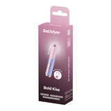 Buy Satisfyer Bold Kiss - Purple USB Rechargeable Air Pulse Stimulator – Naughtyhut NZ sex toys online. Discreet delivery & top brands.