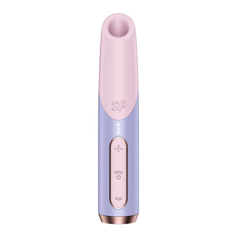 Buy Satisfyer Bold Kiss - Purple USB Rechargeable Air Pulse Stimulator – Naughtyhut NZ sex toys online. Discreet delivery & top brands.