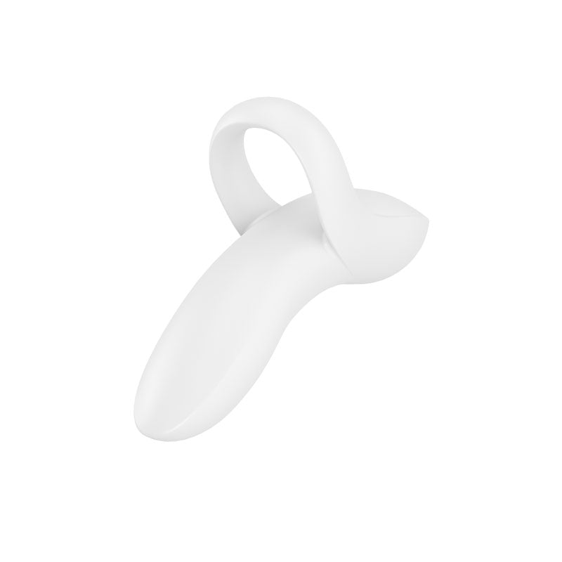 Buy Satisfyer Bold Lover - White USB Rechargeable Finger Stimulator – Naughtyhut NZ sex toys online. Discreet delivery & top brands.