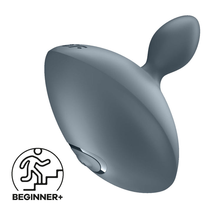 Satisfyer Booty Absolute Beginners 4 - Grey USB Rechargeable Vibrating Butt Plug – Sex toys NZ by Naughtyhut. Discreet delivery nationwide.