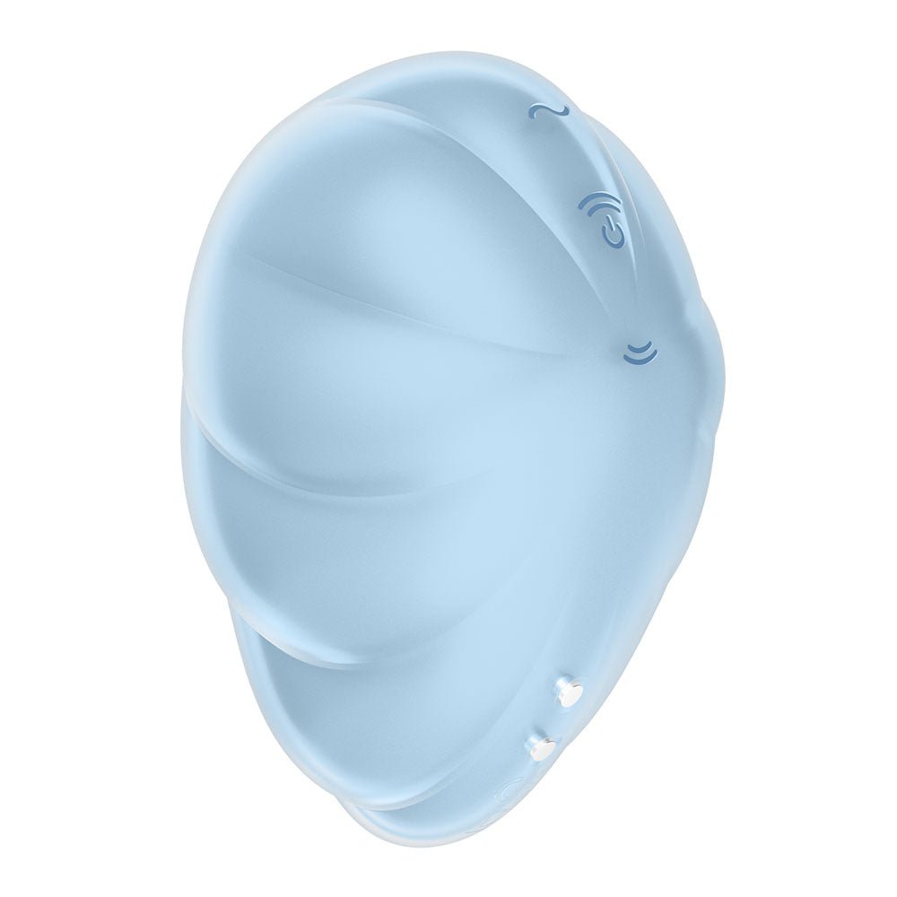 Buy Satisfyer Cloud Dancer - Blue - Blue USB Rechargeable Vibrating Air Pulse Stimulator – Naughtyhut NZ sex toys online. Discreet delivery & top brands.