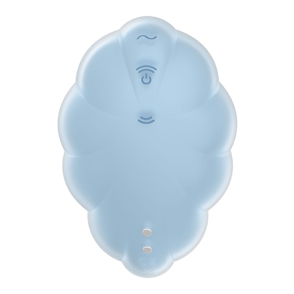 Buy Satisfyer Cloud Dancer - Blue - Blue USB Rechargeable Vibrating Air Pulse Stimulator – Naughtyhut NZ sex toys online. Discreet delivery & top brands.
