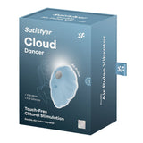 Buy Satisfyer Cloud Dancer - Blue - Blue USB Rechargeable Vibrating Air Pulse Stimulator – Naughtyhut NZ sex toys online. Discreet delivery & top brands.