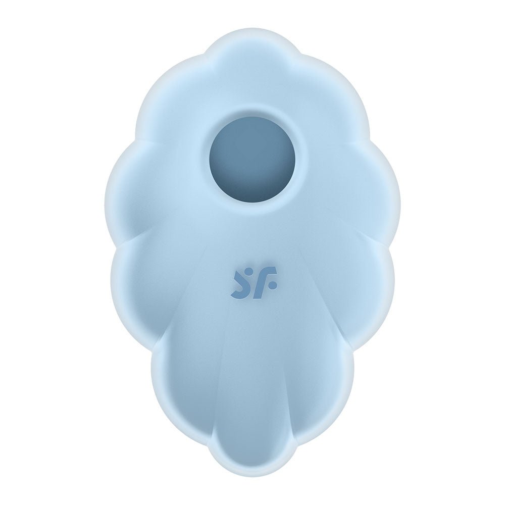 Buy Satisfyer Cloud Dancer - Blue - Blue USB Rechargeable Vibrating Air Pulse Stimulator – Naughtyhut NZ sex toys online. Discreet delivery & top brands.