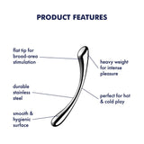 Buy Satisfyer Cosmic Crest 1 - Chrome Steel 24 cm Dildo – Naughtyhut NZ sex toys online. Discreet delivery & top brands.