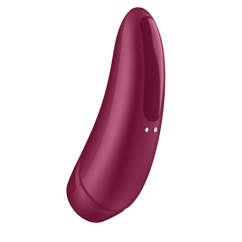 Satisfyer Curvy 1+ - App Contolled Touch - Free USB - Rechargeable Clitoral Stimulator with Vibration – Sex toys NZ by Naughtyhut. Discreet delivery nationwide.