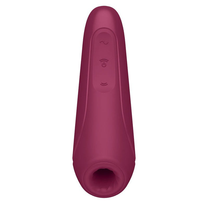 Satisfyer Curvy 1+ - App Contolled Touch - Free USB - Rechargeable Clitoral Stimulator with Vibration – Sex toys NZ by Naughtyhut. Discreet delivery nationwide.