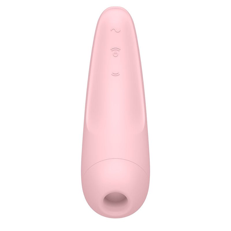 Satisfyer Curvy 2+ - App Contolled Touch - Free USB - Rechargeable Clitoral Stimulator with Vibration – Sex toys NZ by Naughtyhut. Discreet delivery nationwide.