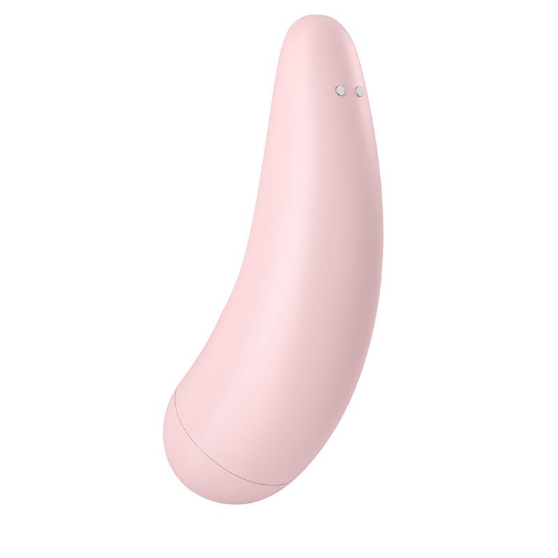 Buy Satisfyer Curvy 2+ - App Contolled Touch - Free USB - Rechargeable Clitoral Stimulator with Vibration – Naughtyhut NZ sex toys online. Discreet delivery & top brands.