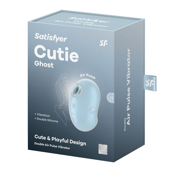 Satisfyer Cutie Ghost - Blue - Blue USB Rechargeable Air Pulse Stimulator – Sex toys NZ by Naughtyhut. Discreet delivery nationwide.