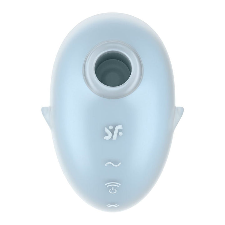 Satisfyer Cutie Ghost - Blue - Blue USB Rechargeable Air Pulse Stimulator – Sex toys NZ by Naughtyhut. Discreet delivery nationwide.