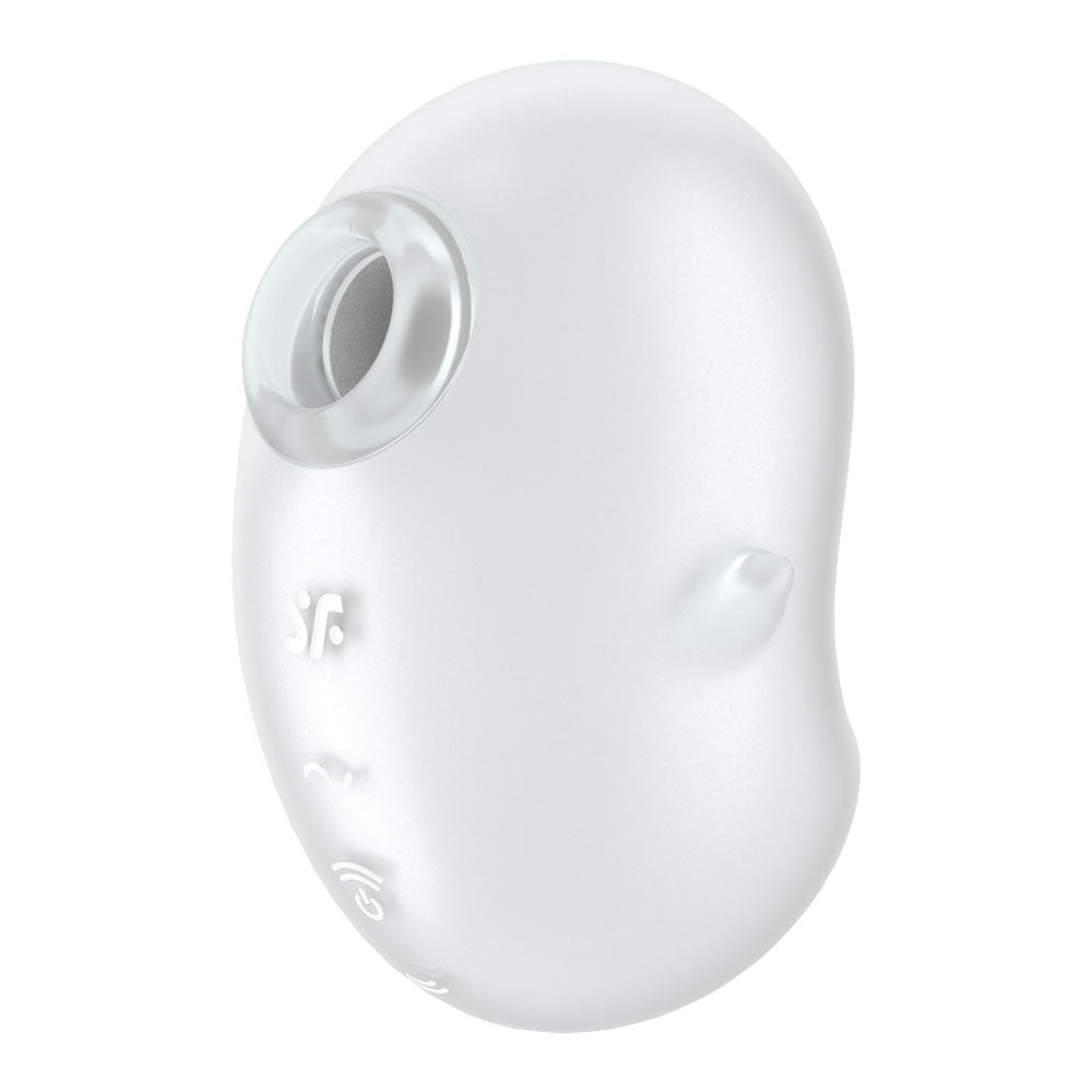 Satisfyer Cutie Ghost - White - White USB Rechargeable Air Pulse Stimulator – Sex toys NZ by Naughtyhut. Discreet delivery nationwide.