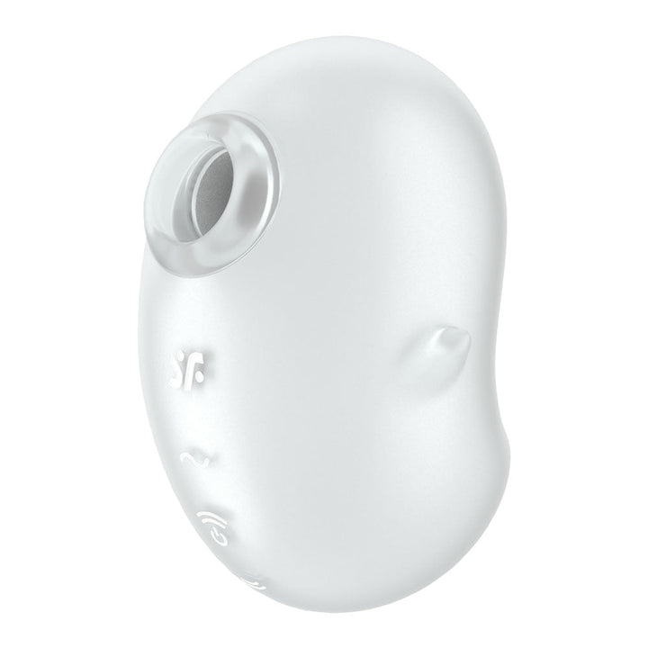 Satisfyer Cutie Ghost - White - White USB Rechargeable Air Pulse Stimulator – Sex toys NZ by Naughtyhut. Discreet delivery nationwide.