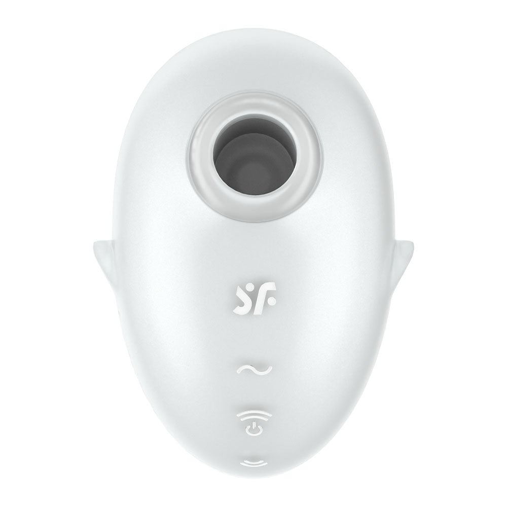 Satisfyer Cutie Ghost - White - White USB Rechargeable Air Pulse Stimulator – Sex toys NZ by Naughtyhut. Discreet delivery nationwide.