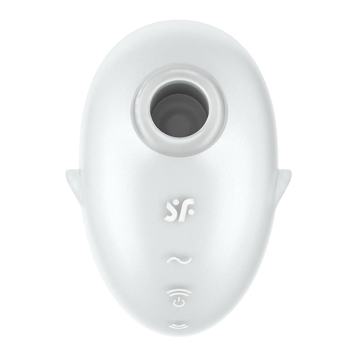 Satisfyer Cutie Ghost - White - White USB Rechargeable Air Pulse Stimulator – Sex toys NZ by Naughtyhut. Discreet delivery nationwide.