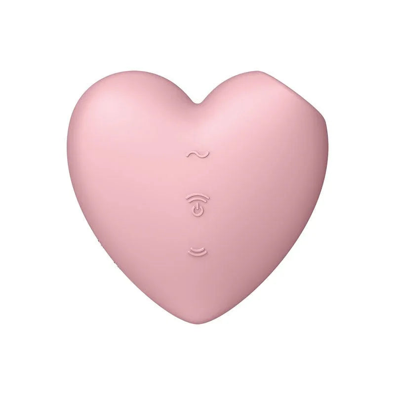 Satisfyer Cutie Heart - Air Pulsation Stimulator in Light Pink, top view