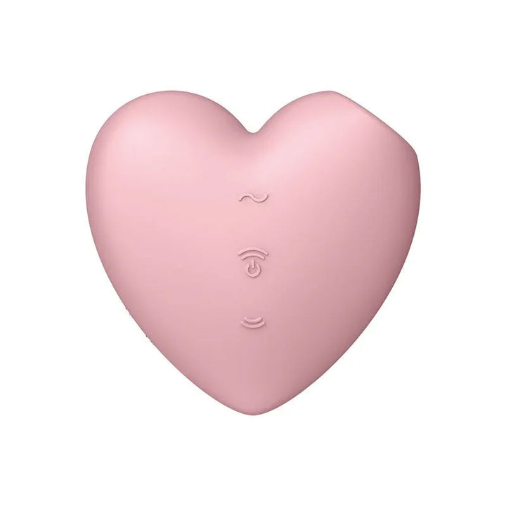 Satisfyer Cutie Heart - Air Pulsation Stimulator in Light Pink, top view