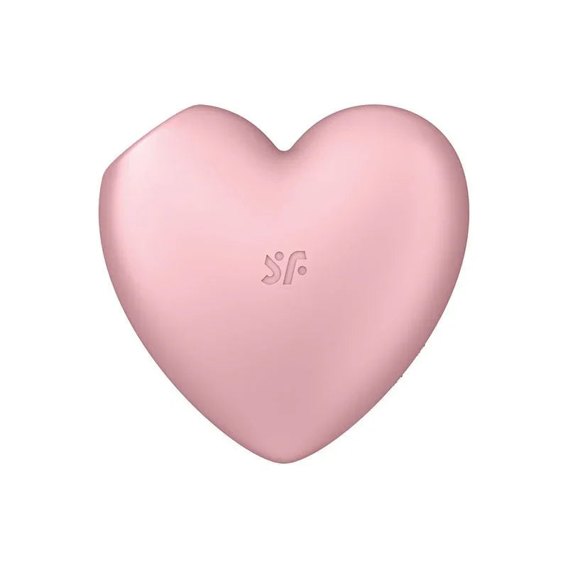 Satisfyer Cutie Heart - Air Pulsation Stimulator in Light Pink, side profile