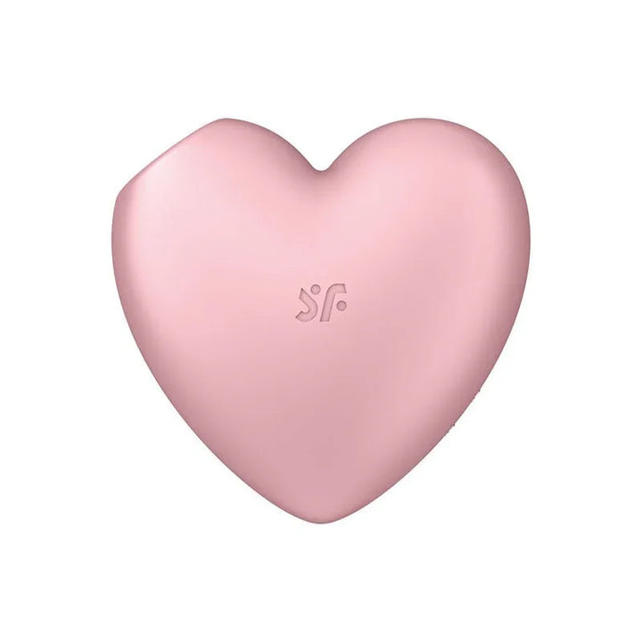 Satisfyer Cutie Heart - Air Pulsation Stimulator in Light Pink, side profile