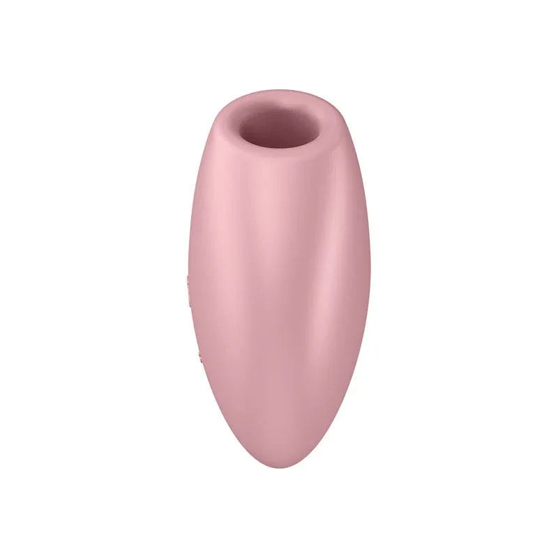 Satisfyer Cutie Heart - Air Pulsation Stimulator in Light Pink, angled view