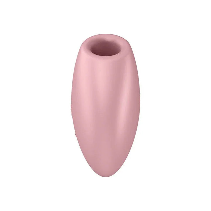 Satisfyer Cutie Heart - Air Pulsation Stimulator in Light Pink, angled view