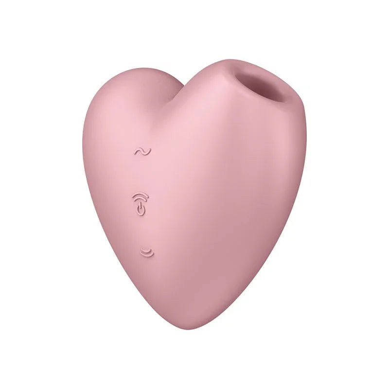 Satisfyer Cutie Heart - Air Pulsation Stimulator in Light Pink, front view
