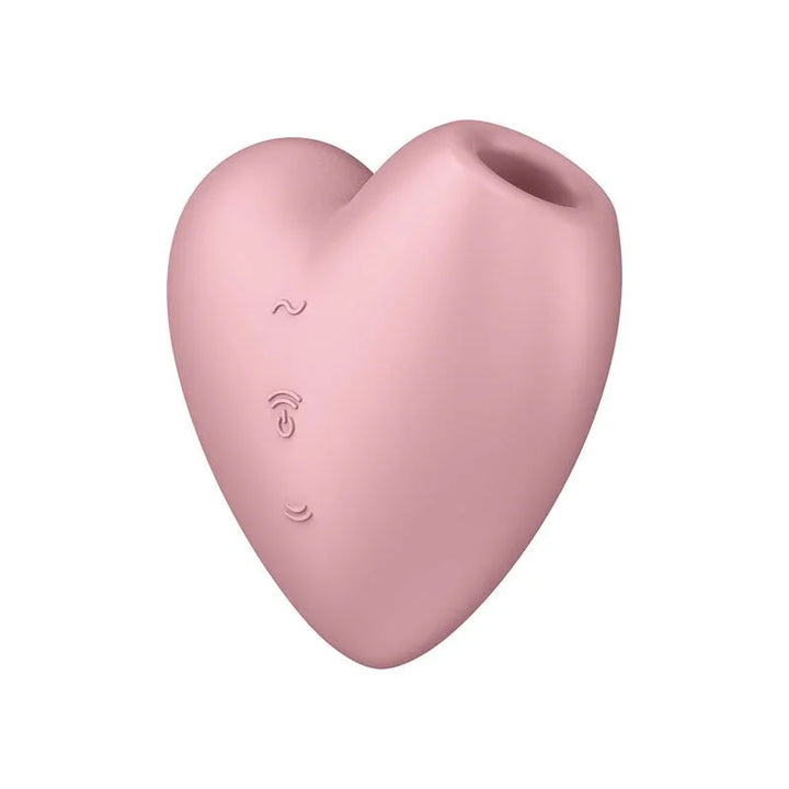 Satisfyer Cutie Heart - Air Pulsation Stimulator in Light Pink, front view