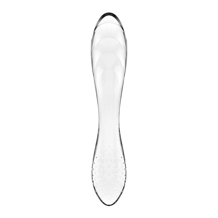 Satisfyer Dazzling Crystal 1 - Clear - Clear Glass Double Ended Dildo – Sex toys NZ by Naughtyhut. Discreet delivery nationwide.
