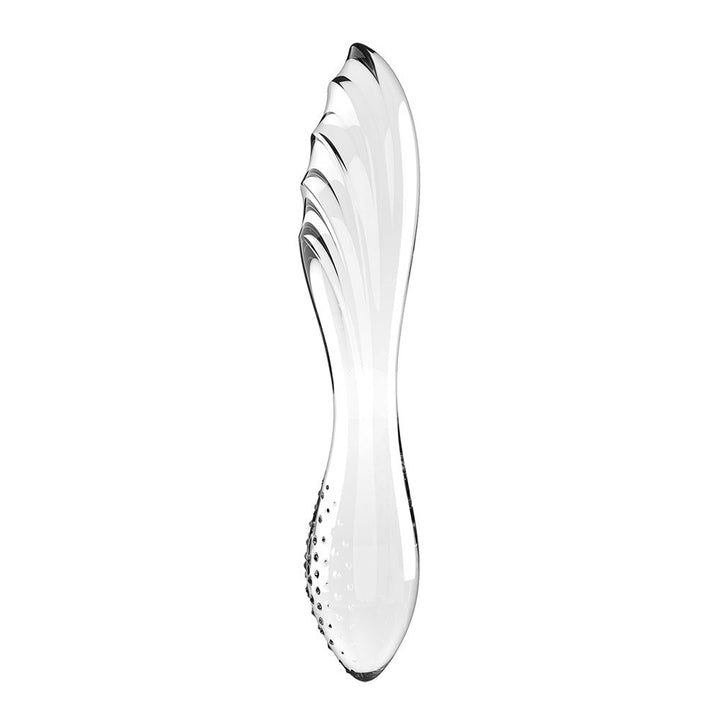 Satisfyer Dazzling Crystal 1 - Clear - Clear Glass Double Ended Dildo – Sex toys NZ by Naughtyhut. Discreet delivery nationwide.